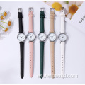 Reloj de cuarzo de moda para mujeres Strap de chicas